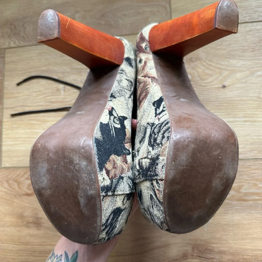 Jeffrey Campbell Lita Boots Cat Tapestry size 10 - Picture 9 of 9